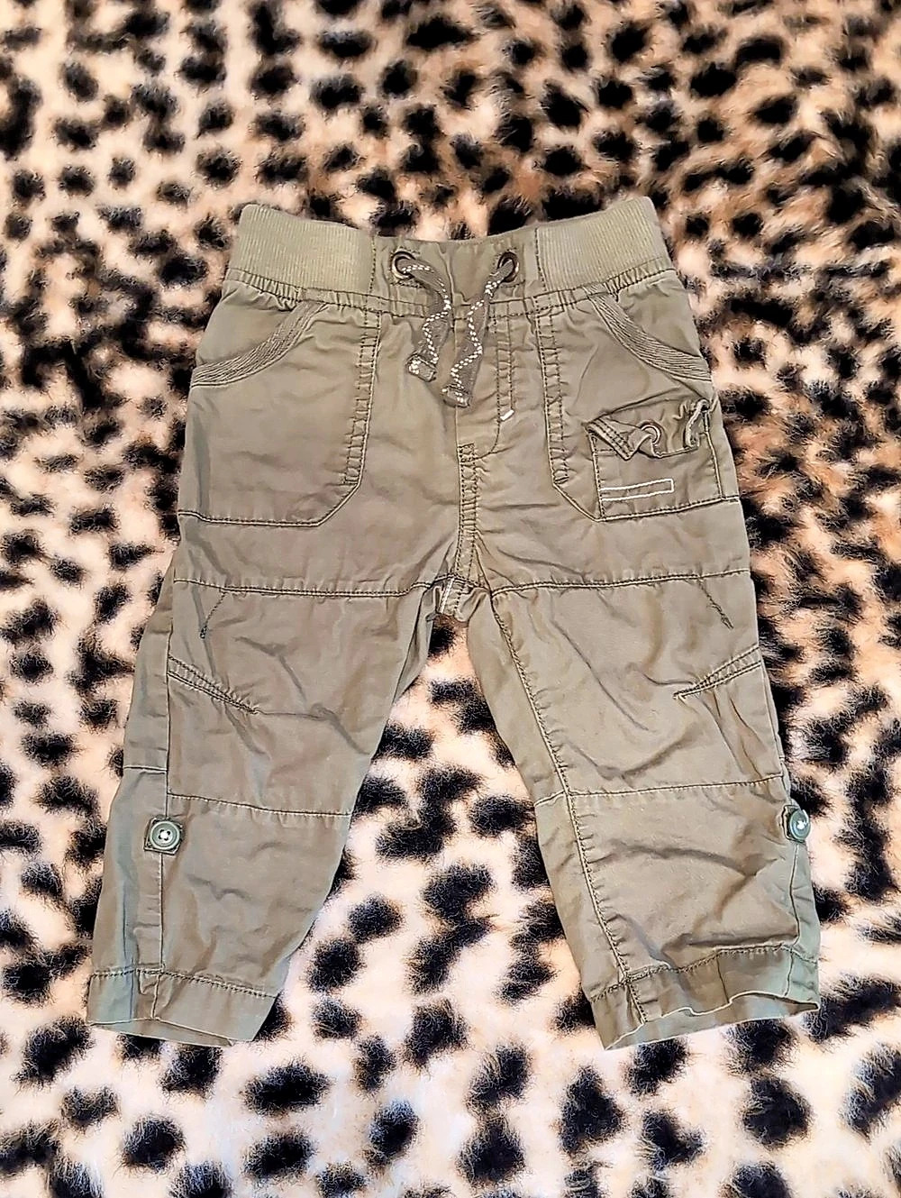Genuine Kids from OshKosh Cargo Pants Green Baby 18M